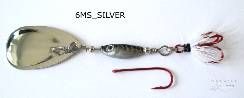 Блесна Matzuo Shockwave Inline Spinner 3MS Silver  (1/8oz)